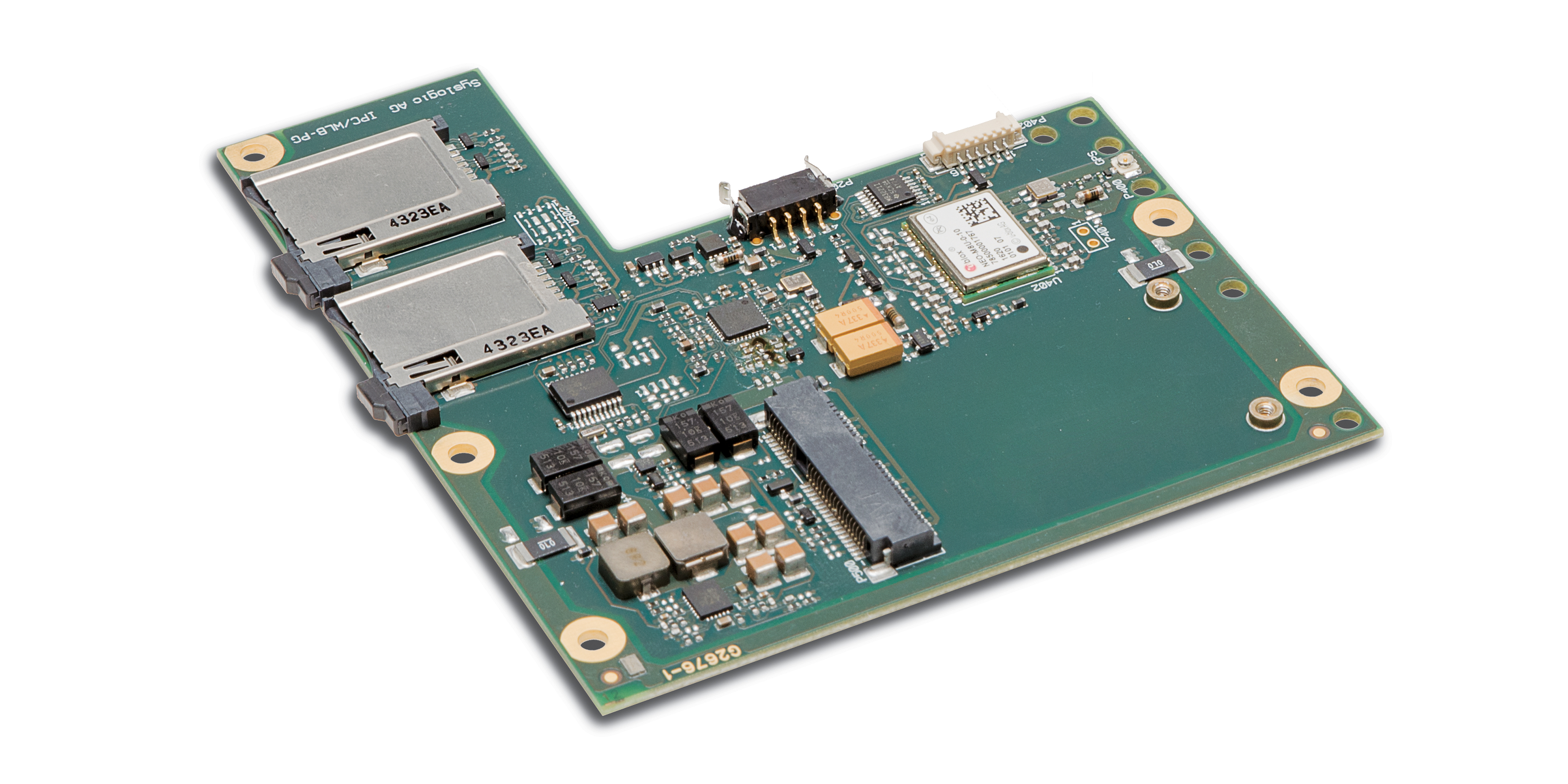 Industrial wireless board with GPS and dual SIM