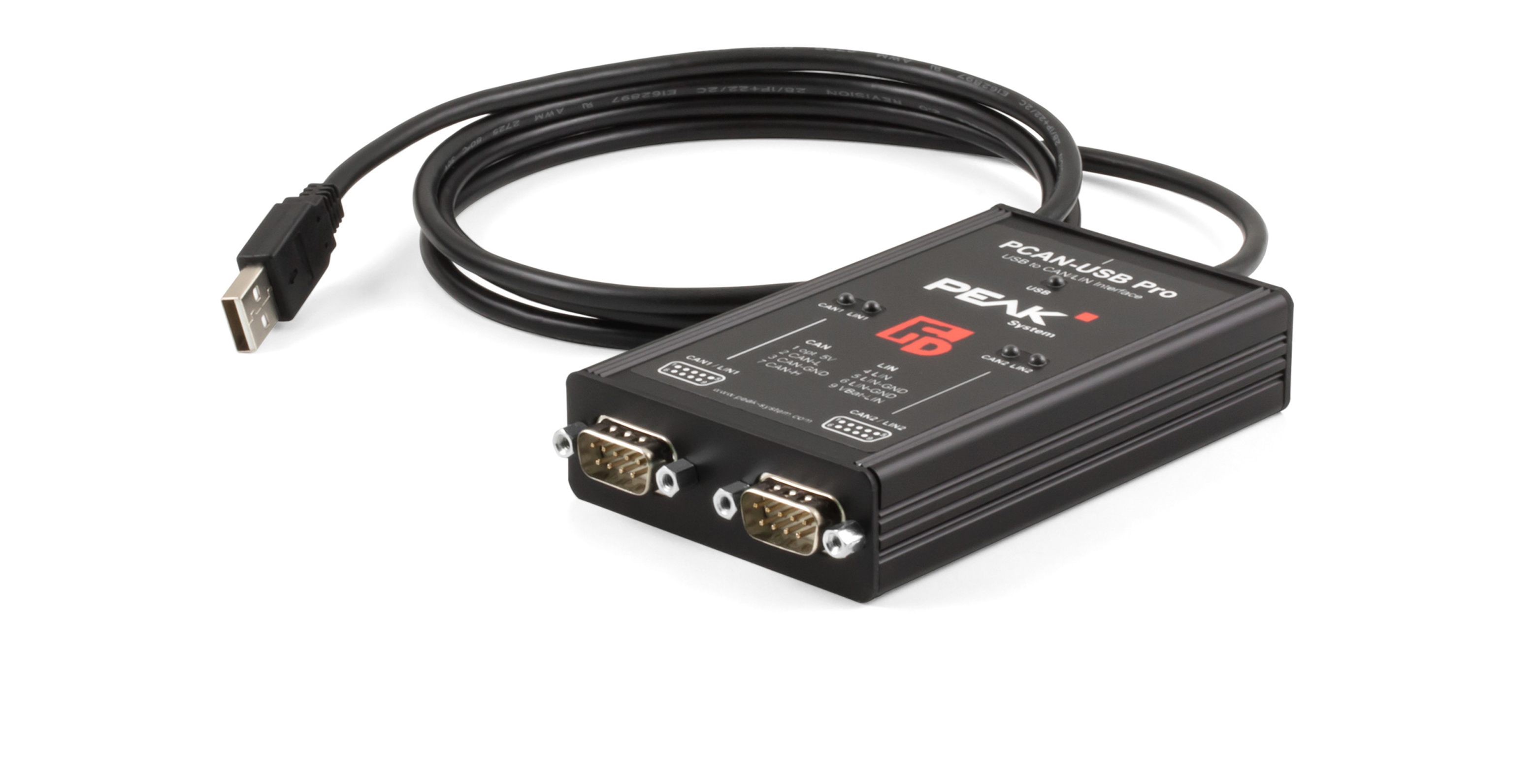 Peak-System CAN FD and LIN Interface for High-Speed USB 2.0 IPEH-004061