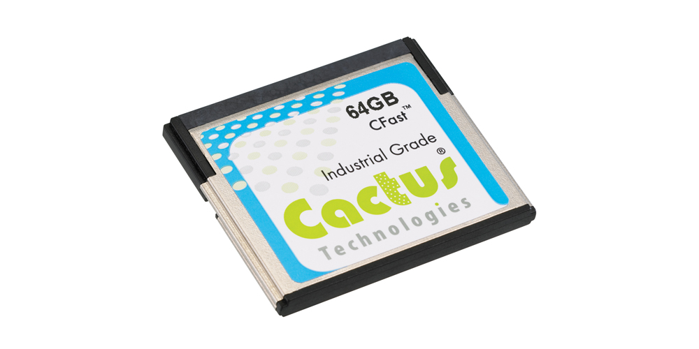 SSD-Speicher mit SLC-Flash (Single Level Cell): CFast-Karte Cactus