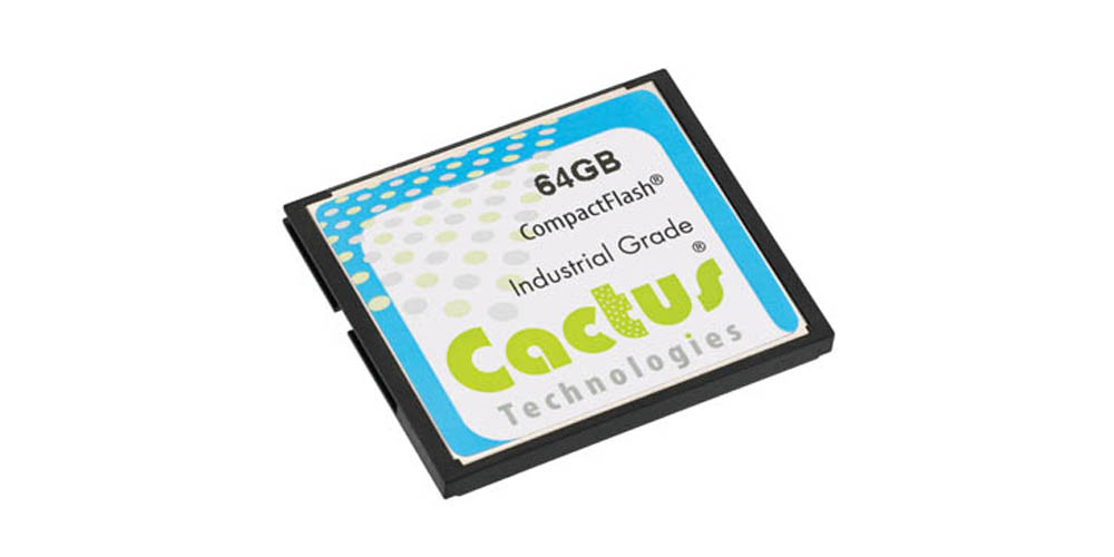 SSD-Speicher mit SLC-Flash (Single Level Cell): Compact Flash (CF) Karte von Cactus
