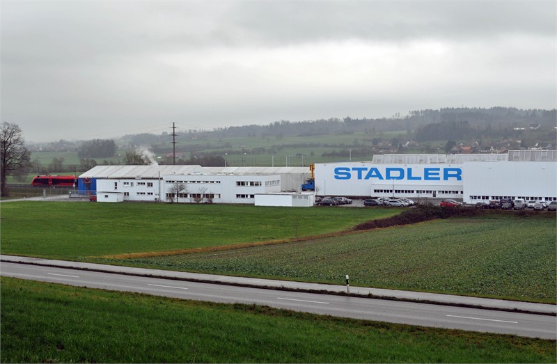 <p>Stadler Inbetriebsetzungszentrum in Erlen.</p>
